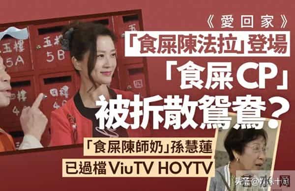 TVB《爱回家》惊现陈法拉 陈师奶被取代 网友：这发展太离谱