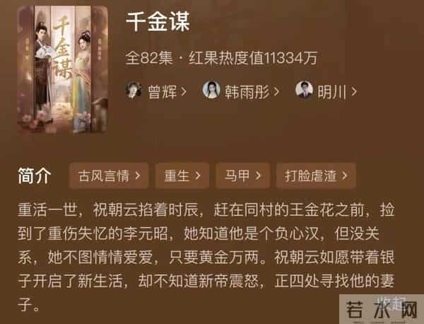 又一部首日热度值破亿的短剧出现了 - 一周红榜