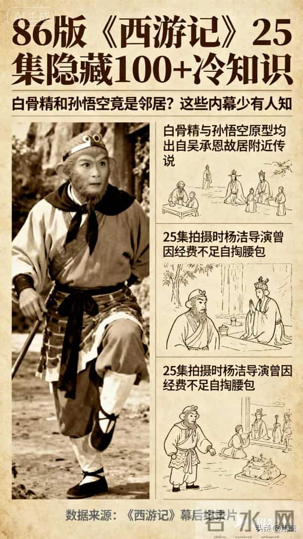 86版《西游记》25集隐藏100+冷知识白骨精和孙悟空是邻居少有人知
