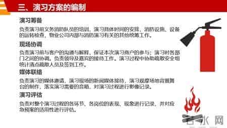 消防演习基本工作流程和注意事项汇编