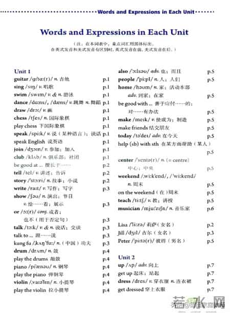 七年级下册英语,人教版-七年级下册英语电子版教材-假期预习准备起来