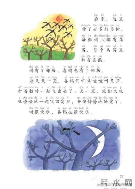 一年级下册语文课本电子教材，寒假预习必备！