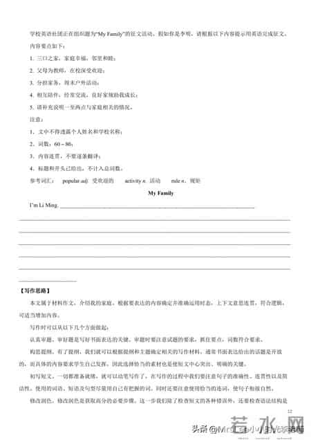 大学英语作文万能模板