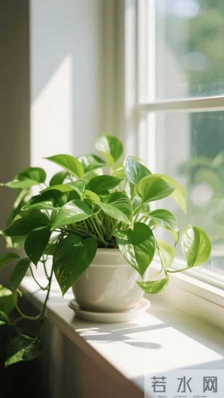散文- 窗台那盆绿萝，活得比我像个人