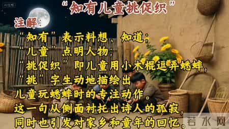 促织原文及翻译注释,三年级上必背古诗《夜书所见》（有注解）