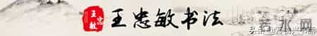 花落有声,「万物兴书斋」王忠敏书法作品鉴赏《流水无意 落花有声》