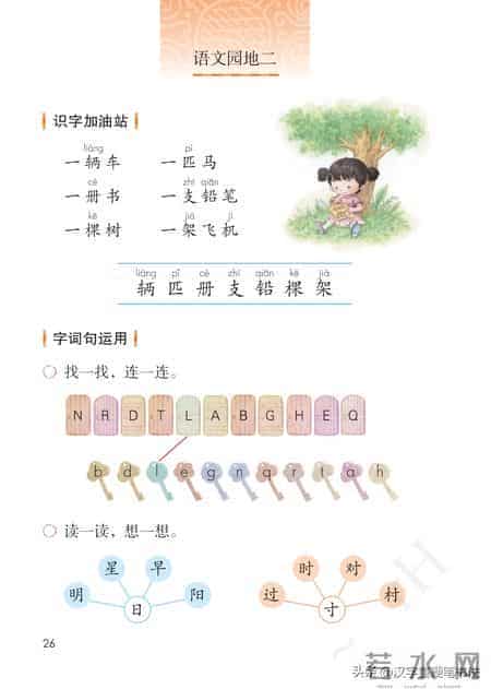 一年级下册语文课本电子教材，寒假预习必备！