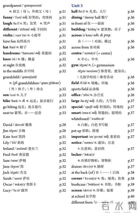 初一上册英语单词表,2024版新人教英语七年级上册单词表