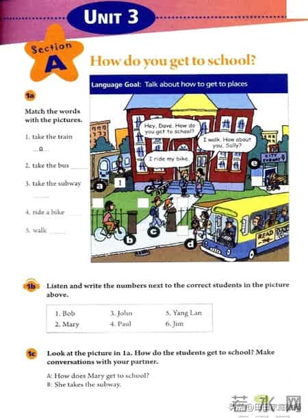 七年级下册英语,人教版-七年级下册英语电子版教材-假期预习准备起来