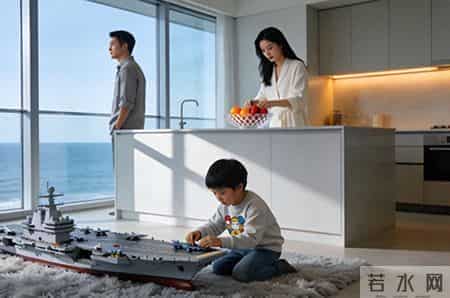 舅舅带亲戚闯海景房过年，我发视频：我们一家三口正在马尔代夫。