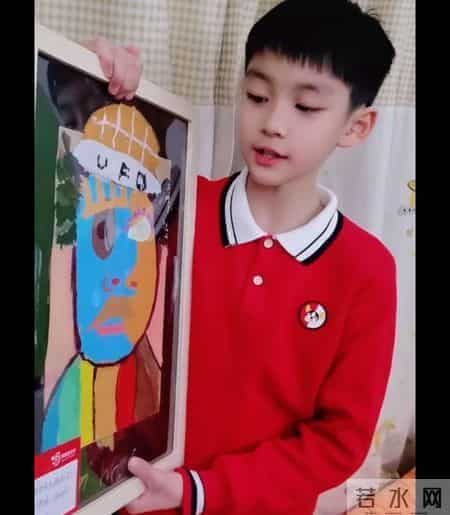 有一种才貌双全叫曹颖的儿子，全挑父母优点遗传，网友：等你十年