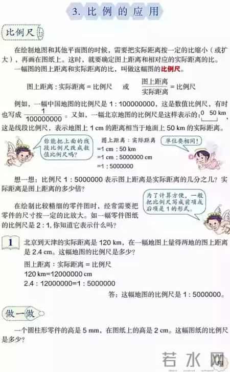 人教版小学六年级数学下册,人教版小学数学(六年级下册)课本电子版 寒假预习,快收藏