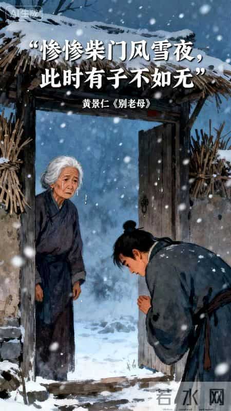 黄景仁的诗词《别老母》堪称最痛离别词