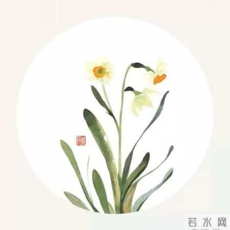 弱柳从风疑举袂,花间词