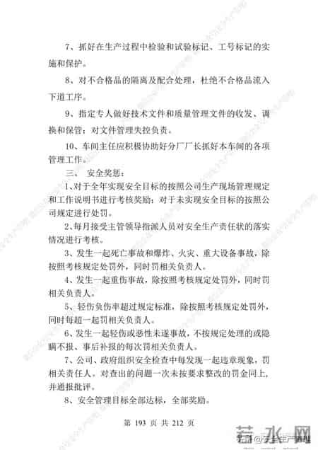 安全生产责任制范本,2023全员安全生产责任制参考模板（212页）