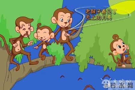 猴子捞月的故事,寓言故事---猴子捞月，给孩子的每日故事