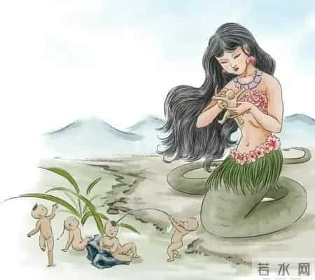 远古流传的神话故事事＂女媧造人＂