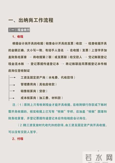 发现一套近乎完美的财务部岗位职责及工作流程！新手会计速览