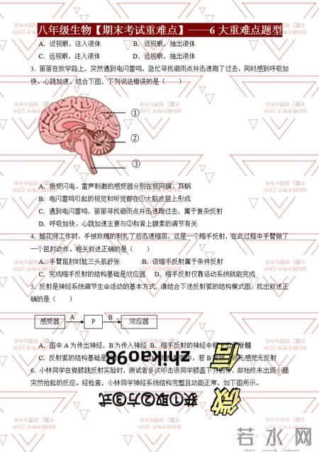 八年级生物,八年级生物寒假作业答案