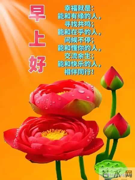 清晨吉祥话祝福语！清晨安康吉祥的早安问候顺心如意瞬间暖到心窝