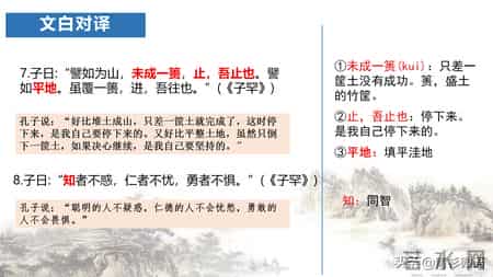 论语十二章原文及翻译,高中课文《论语》十二章原文及翻译