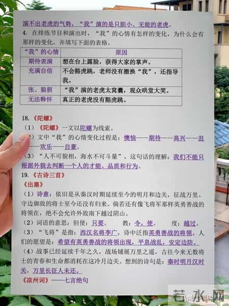 四年级语文,四年级语文期末试卷可打印