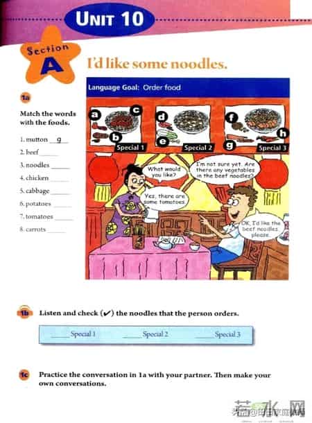 七年级下册英语,人教版-七年级下册英语电子版教材-假期预习准备起来