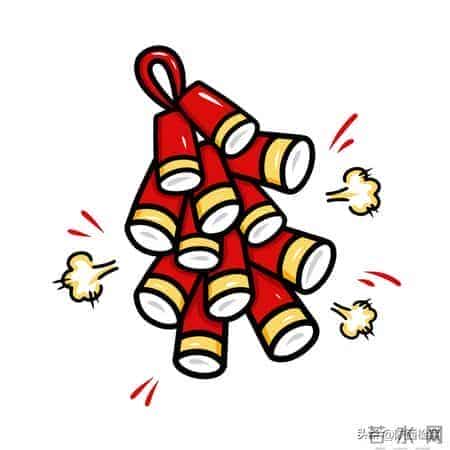 漫画 - 蛋蛋日记：放鞭炮