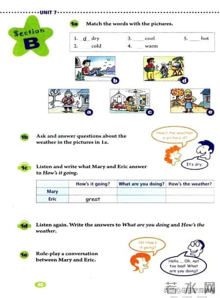 七年级下册英语,人教版-七年级下册英语电子版教材-假期预习准备起来