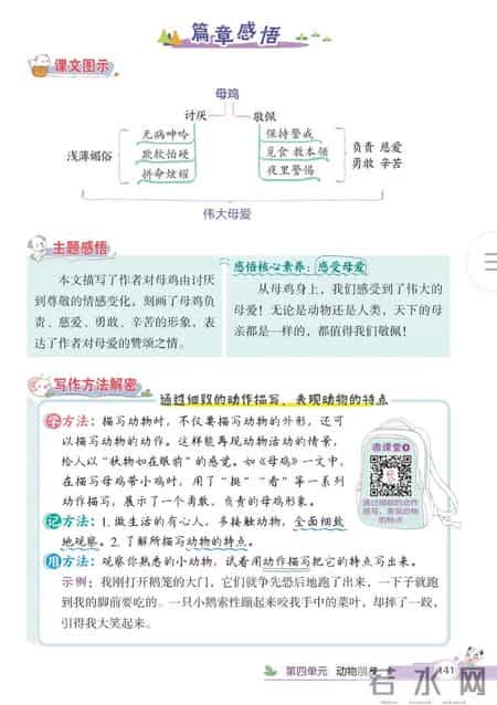 四年级下册语文教学总结,四年级语文下册，第四单元课堂解析+单元知识小结，收藏备用