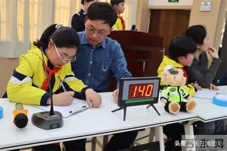 盱眙县中小学生交通安全知识竞赛马坝中心小学赛区决赛成功举办