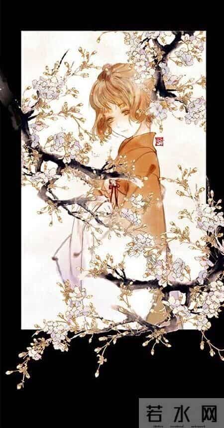 倾心相遇缘今生,古朴妖娆的古风插画｜世间百态的艺术回想