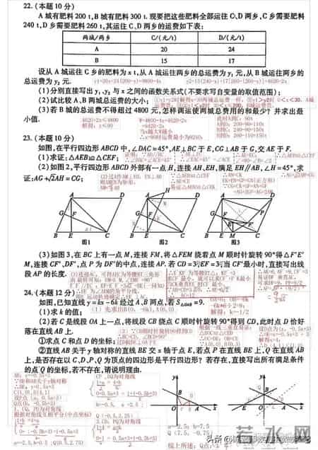 初二下册数学