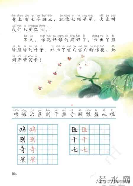 一年级下册语文课本电子教材，寒假预习必备！