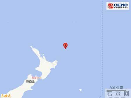 新西兰北岛以东附近发生6.3级左右地震