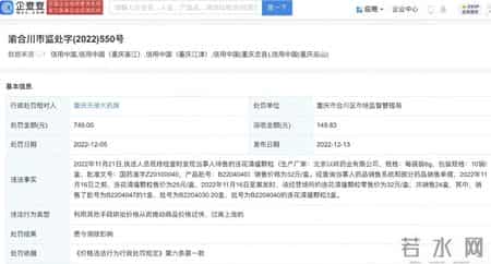 重庆一药房连花清瘟提价被罚