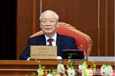 越共十三届九中全会圆满闭幕