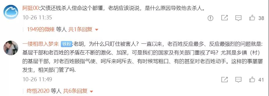 关于杀人案，胡锡进应该首先问个“为什么”