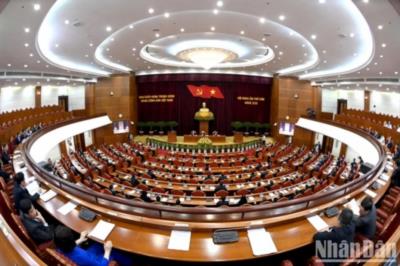 越共十三届九中全会圆满闭幕