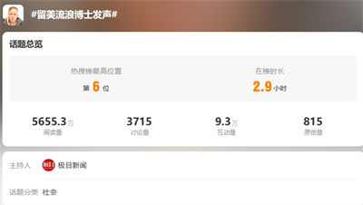 博士叛国留美媒体组团热炒，双胞胎博导回国效力媒体集体眼瞎