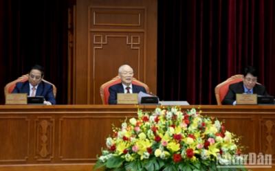 越共十三届九中全会圆满闭幕