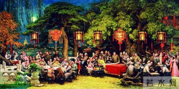 良宵盛会喜空前——赏析大型油画《良宵》