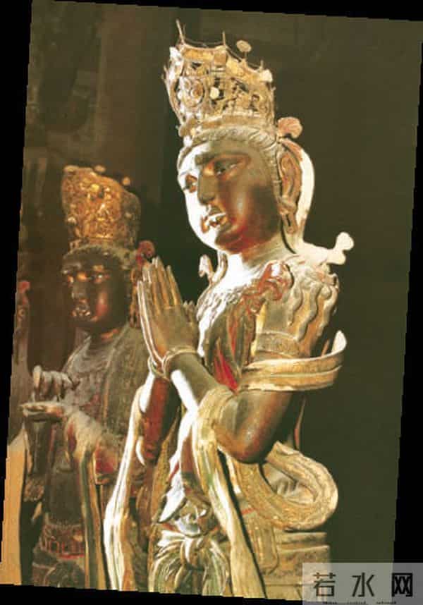 山西大同华严下寺薄伽教藏殿 辽代彩塑菩萨像